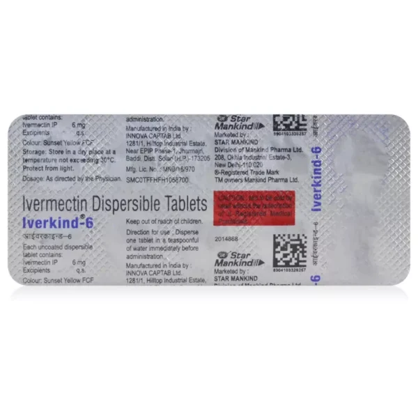Iverkind 6 Mg
