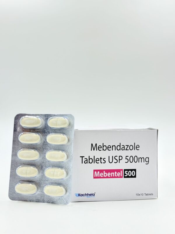 Mebendazole 500mg Human (Mebentel 500)