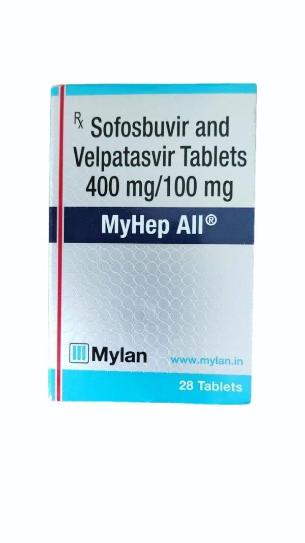 MyHep All (Sofosbuvir/Velpatasvir) – 400mg/100 Mg